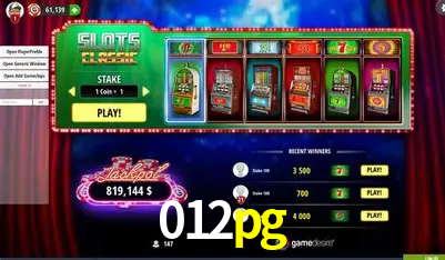 Descubra o Mundo do Cassino Online com 012pg